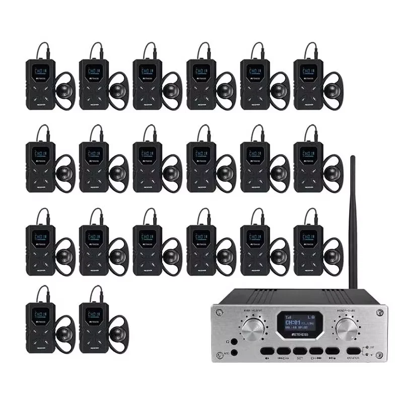 RETEKESS TT119 FM-Tourguide-System, Sender und Empfänger, Übersetzungssystem für Konferenzen, Besichtigungen, Museen – Detail 15