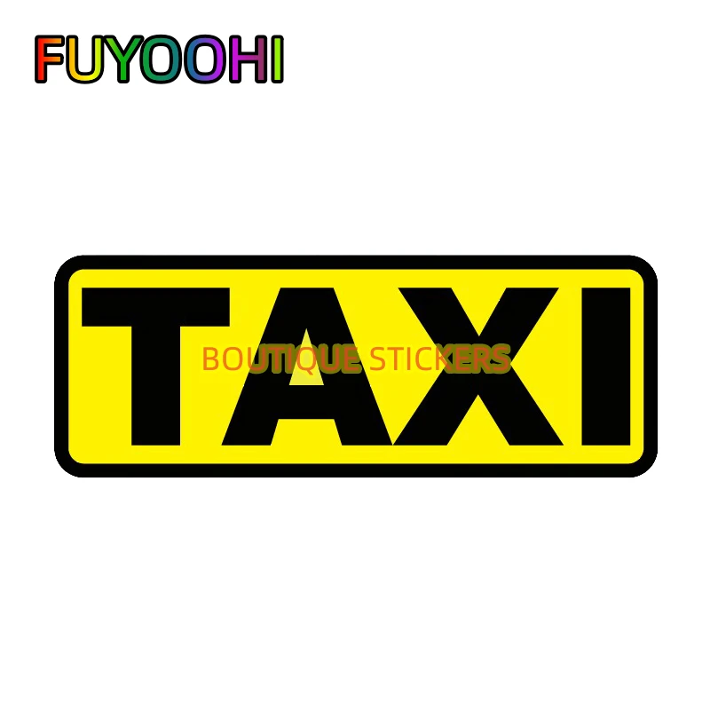 

FUYOOHI High Quality Car Stickers TAXI Sign Stickers Automobile Accessories Waterproof Sunscreen Decals