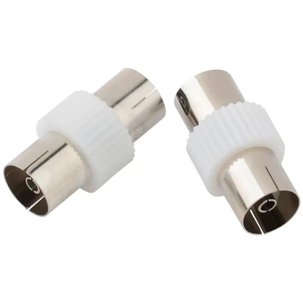 

Cable TV Converter Head Adapter One Revolution to Two Female-to-Female to Female Coaxial Docking 2pcs