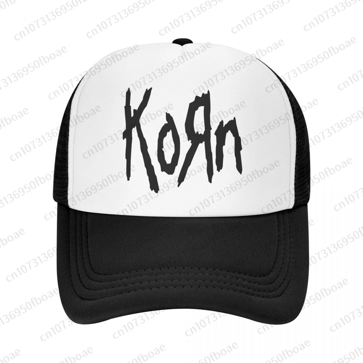 Korn Logo Mesh Baseball Cap Summer Outdoor Men Women Fashion Sport Hats Hip Hop Trucker