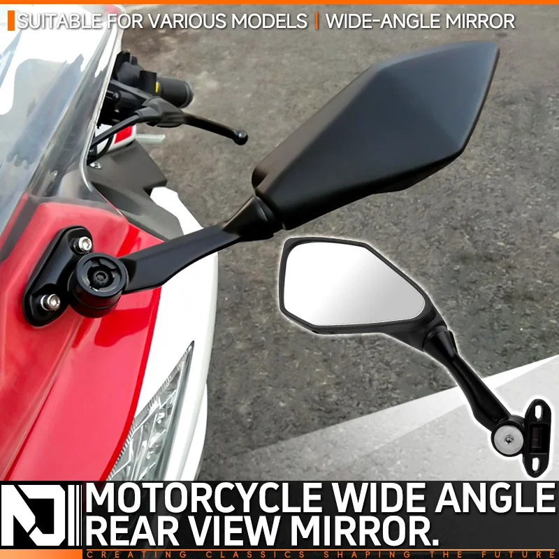 MOYI Motorcycle Rear View Mirrors Side Mirrors Motorbike Accessories For HONDA CBR600 CBR 600 CBR600RR CBR900 CBR1000RR VTR1000