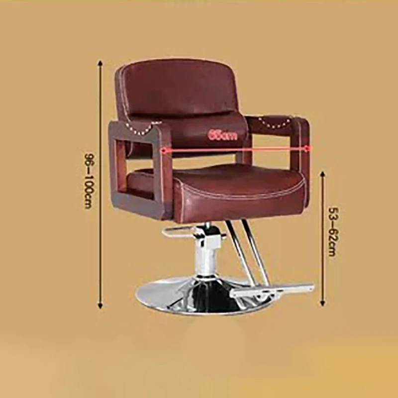 Modern Vintage Barber Chair Comfortable Space Saving Salon Chair Folding Nordic Poltrona Barbiere Commercial Furniture