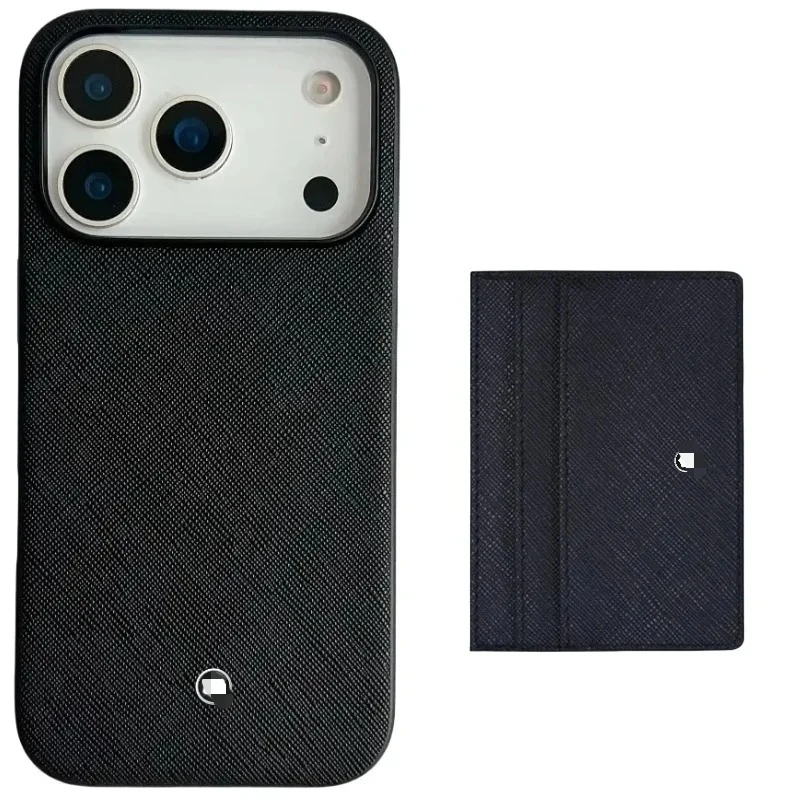 미니멀리스트 비즈니스 슬림 가죽 케이스 아이폰 17 프로 맥스 16 15 14 13 12용 은행 신용카드 홀더 지갑 카드 파우치 케이스 가방