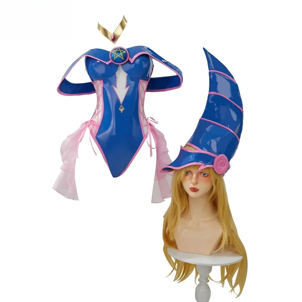 

MagicGirl Derivative Cosplay Lingerie Bodysuit Hollow Strapless Side Lace-up Bodysuit with Hat Halloween Christmas Carnival Suit