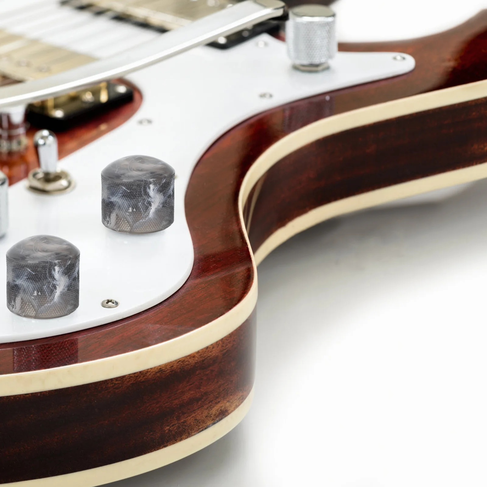 

Electric Guitar Buttons Dome Shape Knob Volume Knobs Professional Control for Alloy Rotary Bass Set