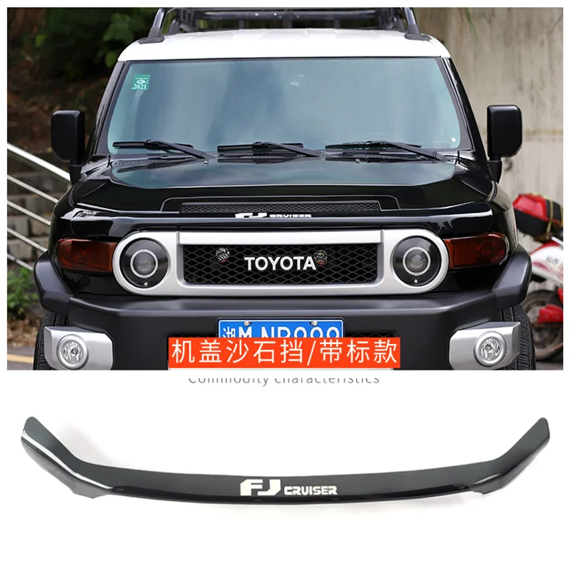 High quality PP material front bumper Splitter Cover sand block hood guide plate for Toyota FJ cruiser 2007-2021