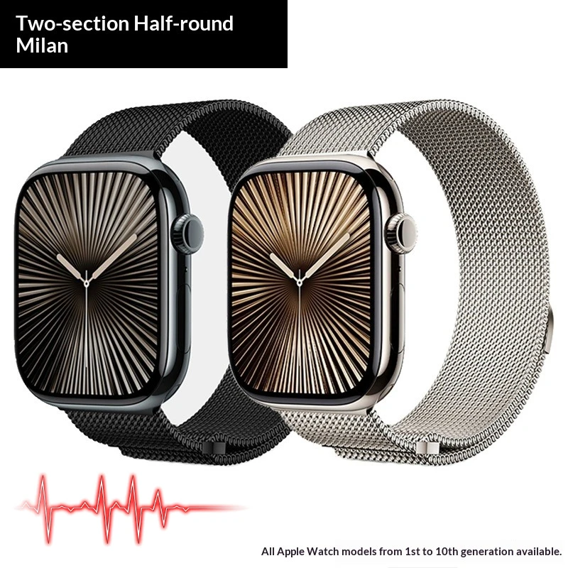 /A/p/toepasselijk A/p/ple magnetische band A/ppleWatch Ultra Milanese iWatch-band 10e generatie S9
