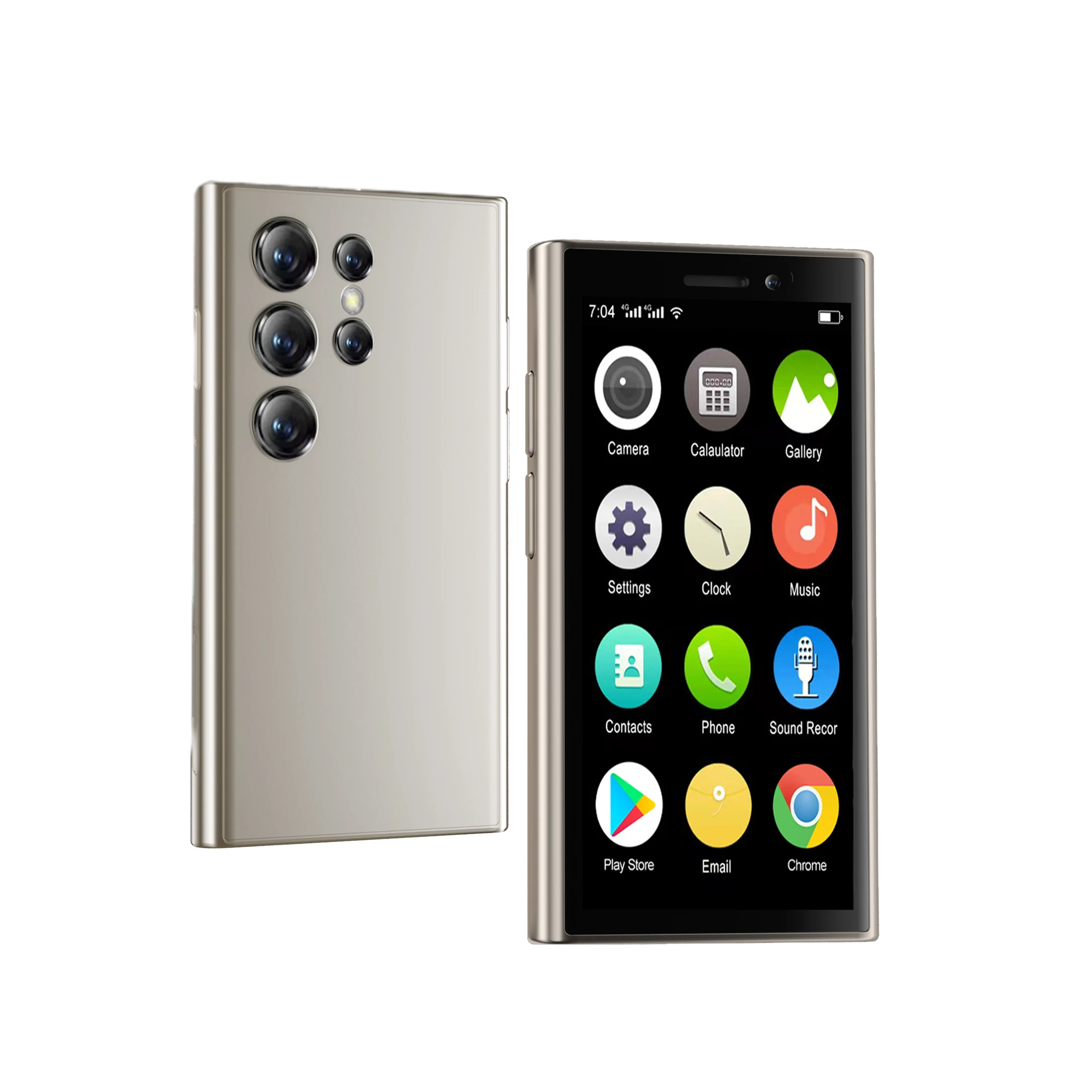 SERVO S26 Android Mini Smartphone 3G WCDMA 2G RAM 16GB ROM Speelwinkel WhatsAPP WiFi Hotspot 3.0 "Dual SIM Kleine slimme mobiele telefoons - afbeelding 1