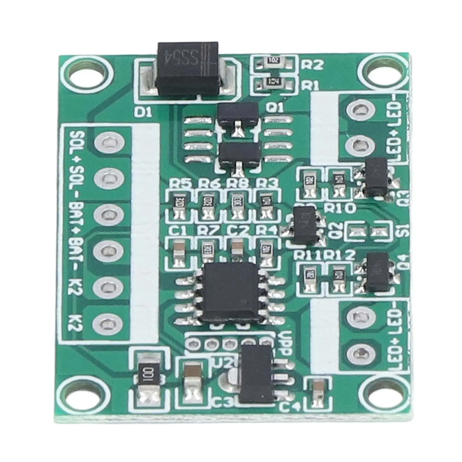 6V/12V Solar Voor Straatnaambordje Lamp Module Laag Stroomverbruik, Geel Knipperend