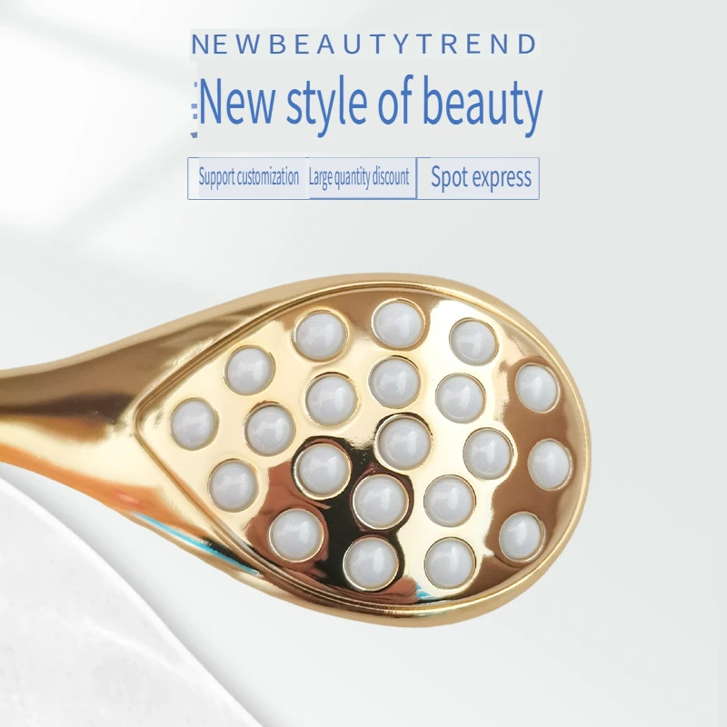 جهاز تدليك رفع الوجه، جهاز العناية بالبشرة المنزلي مع كرة، يستخدم لتدليك العين والوجه لتقليل الانتفاخ #4