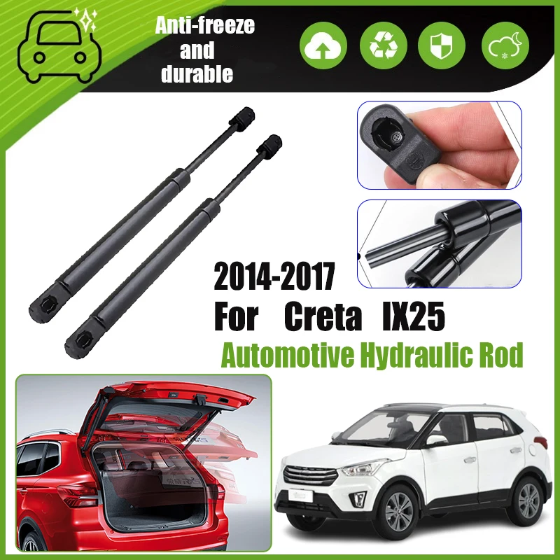 

Car Hydraulic Rod For Hyundai Creta IX25 2014-2017 2015 Rear Trunk Tailgate Gas Strut Shock Air Support Heavy-duty Pneumatic Rod