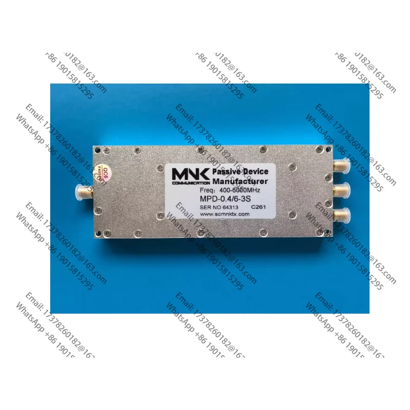 Головка SMA 400-6000M RF широкополосный микрополосный 0,4-6G с тремя разветвителями мощности, объединитель распределения питания от одного до трех