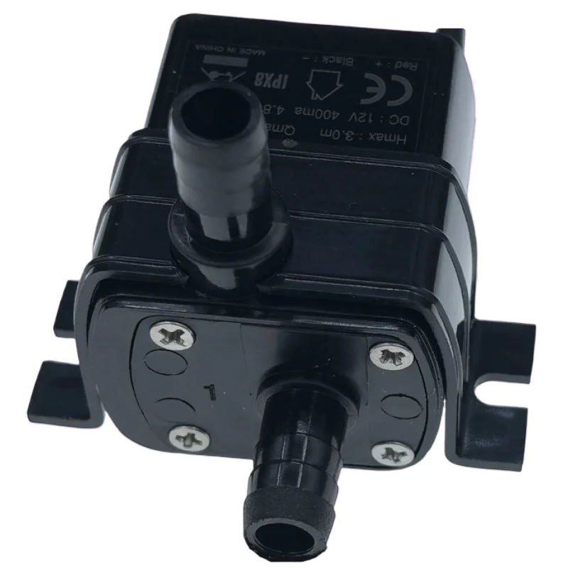 12V DC Brushless Solar Water Pump 240L/H 3M Lift 4.8W Low Energy Consumption for Hydroponics Aquaponics Garden Fountain Pond