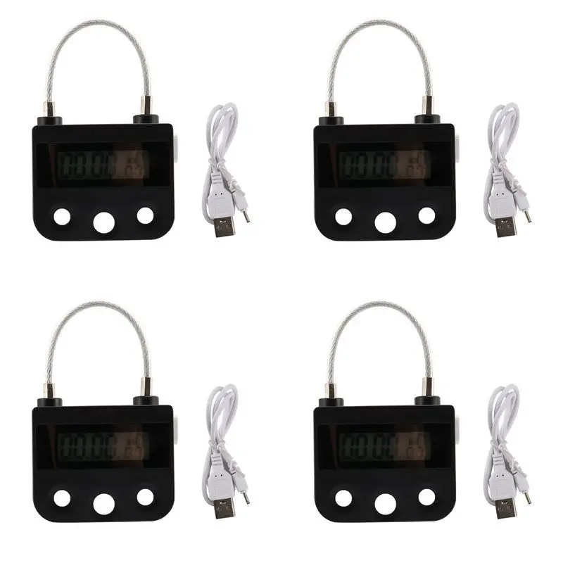 B29C-4X Time Lock Electronic Timer Lock Household Temporary Lock Time Lock Electronic Lock Countdown