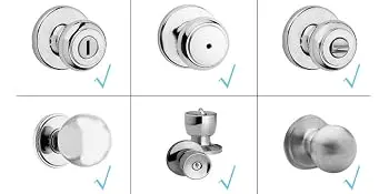 Fits Most Door Knobs