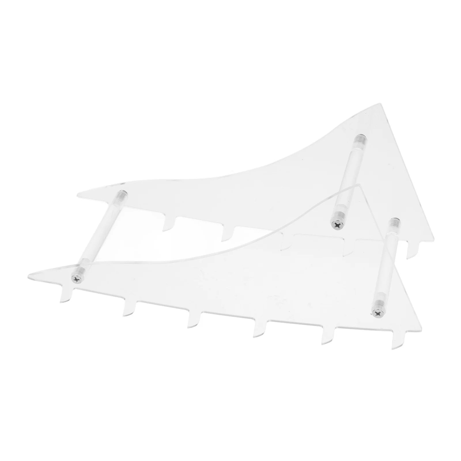 

Acrylic Cutter Holder Clear Desktop Storage Rack for Kitchen Countertop Organizer Display Stand Fruit Cutter Bracket Household