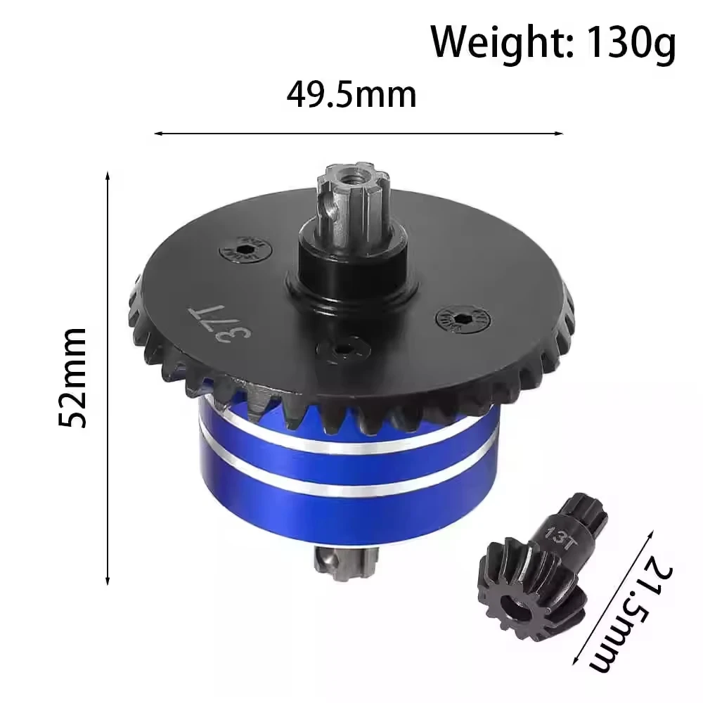 RC Car Differential Bevel Gear With Housing Shell Complete Repair Kit, Upgrade Accessories For ARRMA 1/10 2WD 4WD 3S 4S RC Car