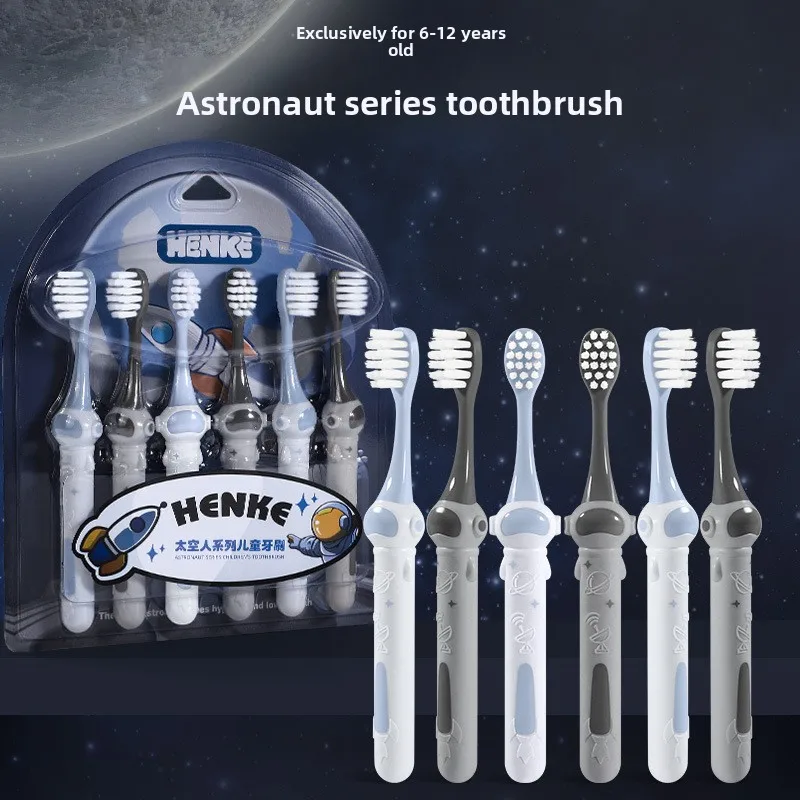 

Детская зубная щетка для детей от 6 до 12 лет, с противоскользящей мягкой щетиной, отбеливает и защищает десны, очищает молодые зубы.