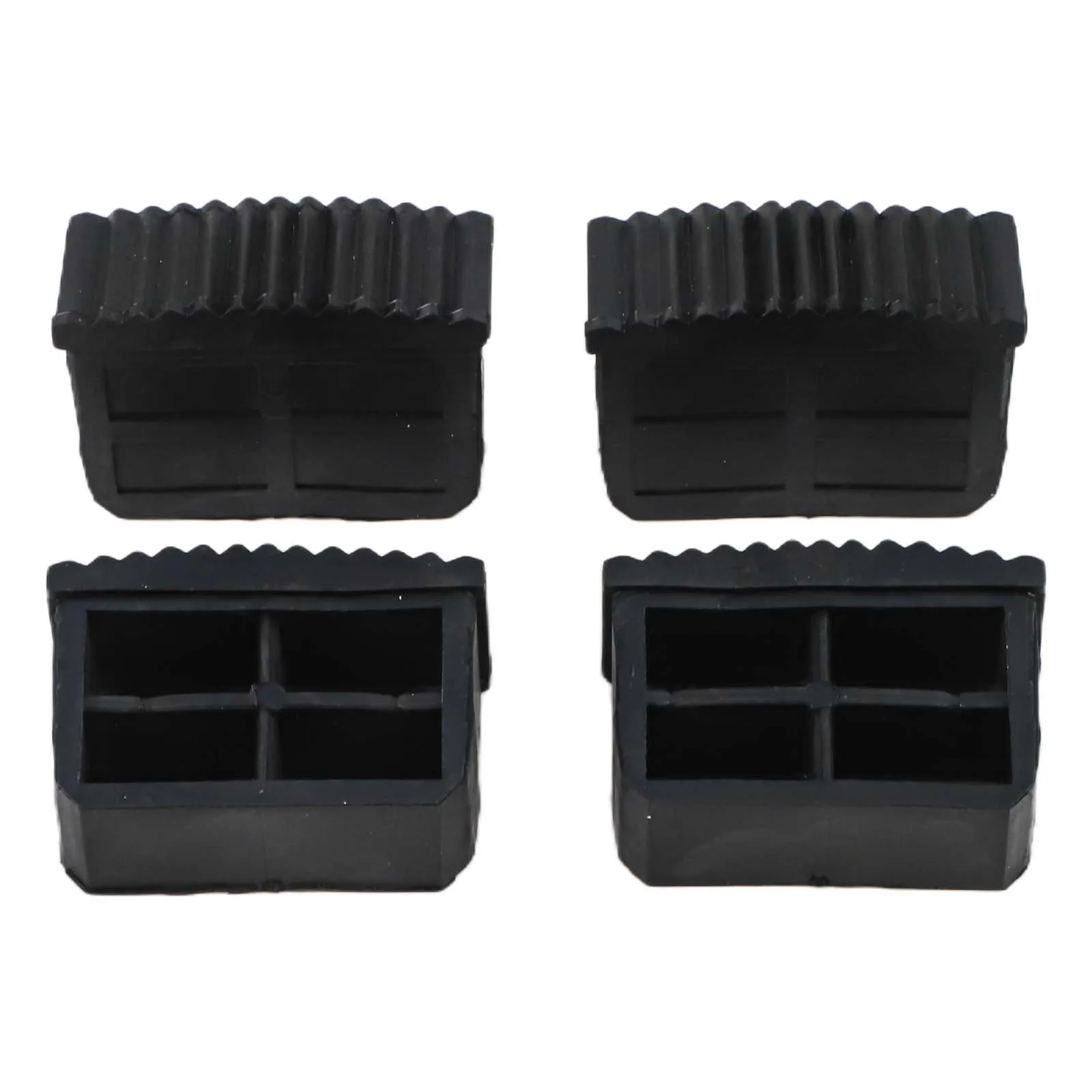 4Pcs Replacement Non Slip Ladder Foot Covers Versatile Folding Rubber Ladder Leg Feet Pads Foot Covers