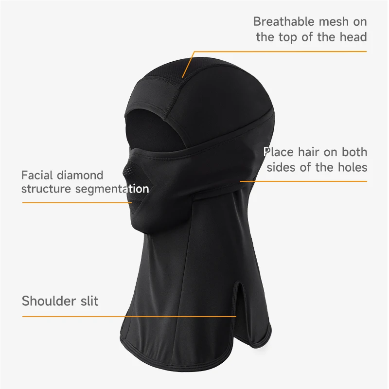 

Nandn ski mask, female and male warm, windproof and cold-proof, quick-drying, piled and thickened ski hood, face mask