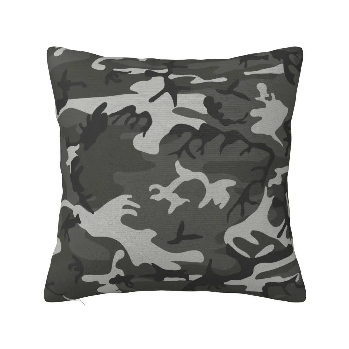 Printing Camouflage Grey White Disguise Pillowcase Fabric Cushion Cover Decorations Throw Pillow Case Cover Seat Square 40X40cm