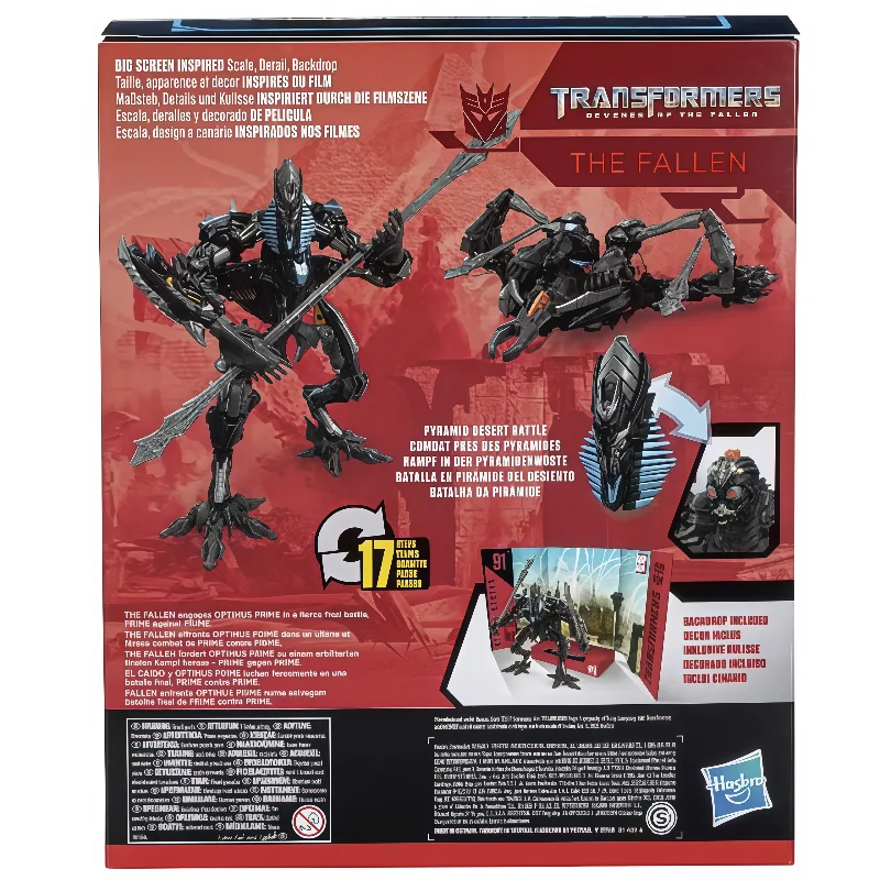 Hasbro – jouets classiques Transformers, série Studio, Robot transformateur déchu, modèle d'action, jouets de collection, en Stock