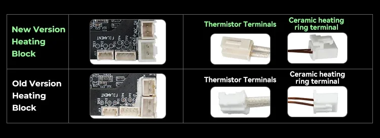 Original Creality K1 K1 Max Hotend Adapter Board NOZZLE-C-V13 PCBA_G_K1-MAX T9 GD32F303CBT6 PCB Modul 3D-Drucker Teile – Detail 9