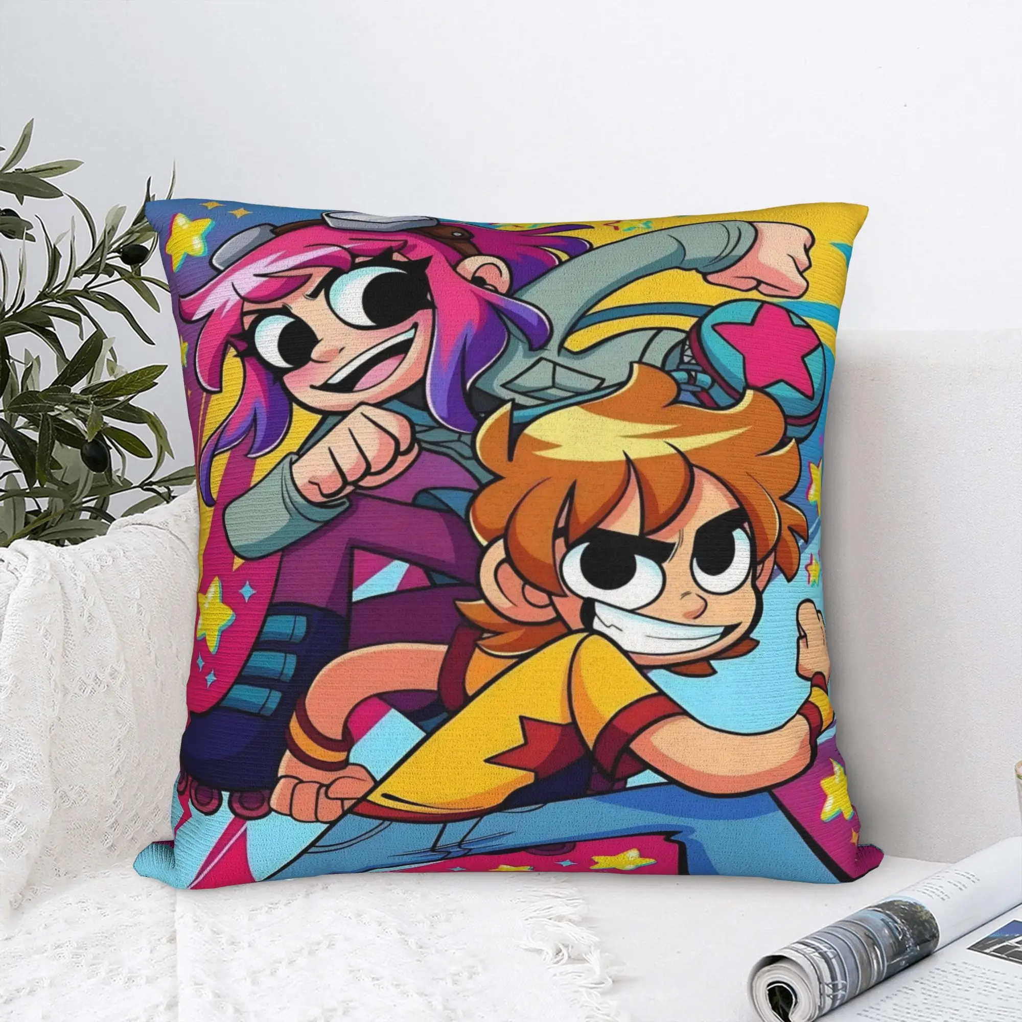 Scott Pilgrim vs. the World Printed Pillowcases Cushion Cover  Pillow Covers New Style Home Decorations Square Multi Size