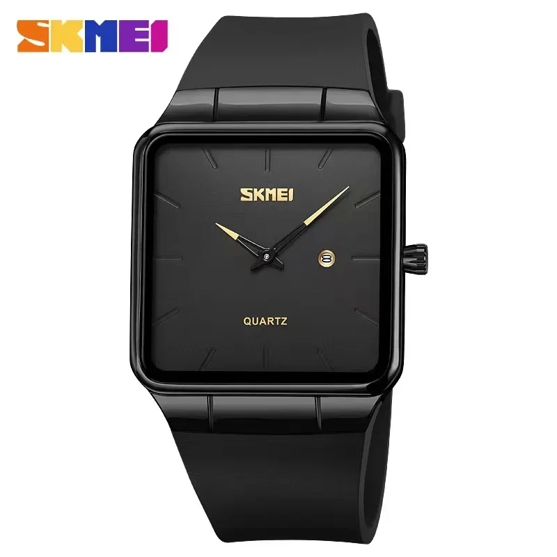 SKMEI 1961 Mens Fashion 3Bar Waterproof Time Date Clock Wristwatches relogio masculino Luxury Japan Quartz movement Watches