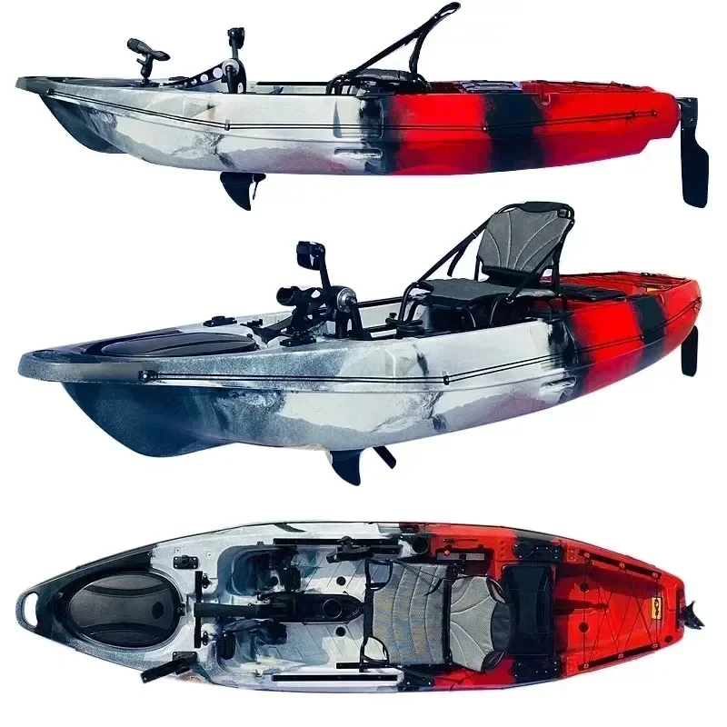 Ft Hands Pcador Ocean Foot Drive Kayak Fishing With Pedal Propeller 2