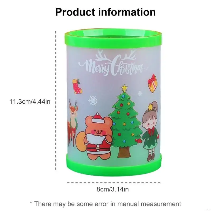 U2JE Рождественский держатель для карандашей и ручек, декоративный держатель для карандашей, держатель с дистанционным украшение