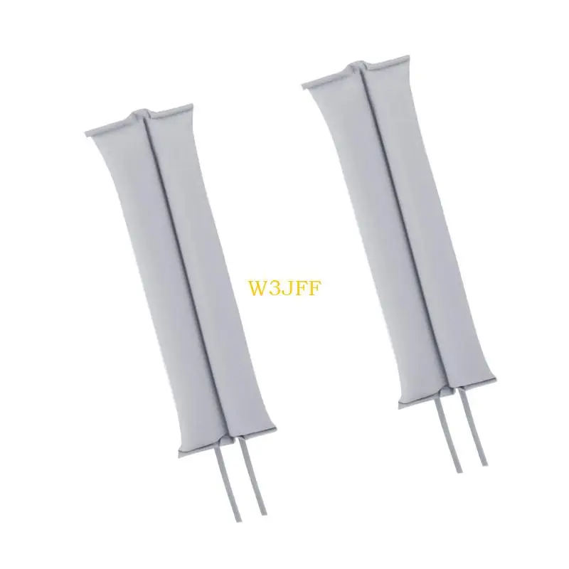 قطعتان من بطانات الحماية السميكة من W3JF لقضبان السرير تمنع مخاطر الانحباس