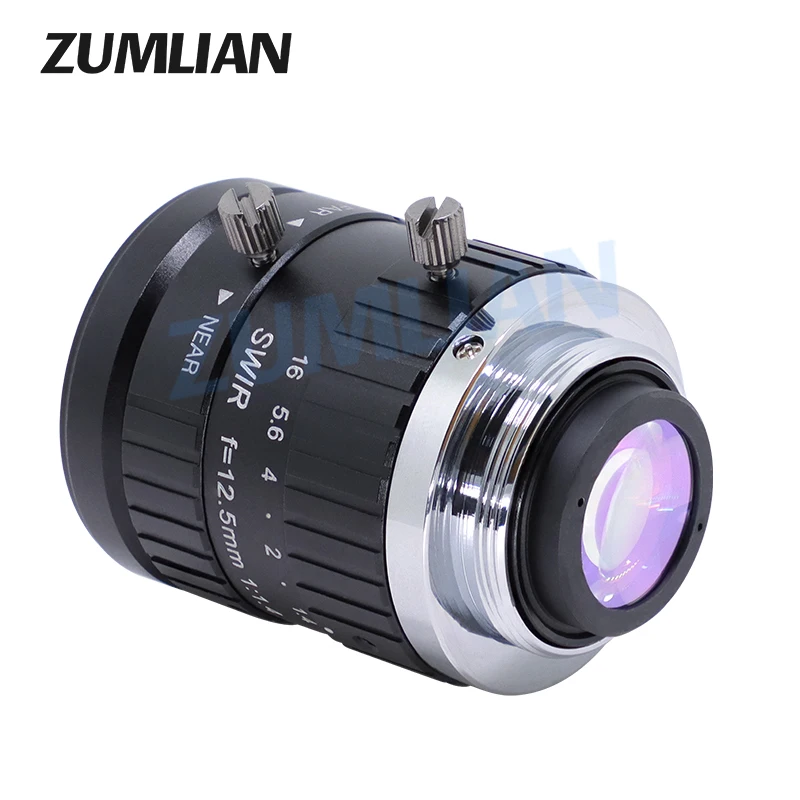 SWIR Machine Vision Lens 12.5mm 2/3