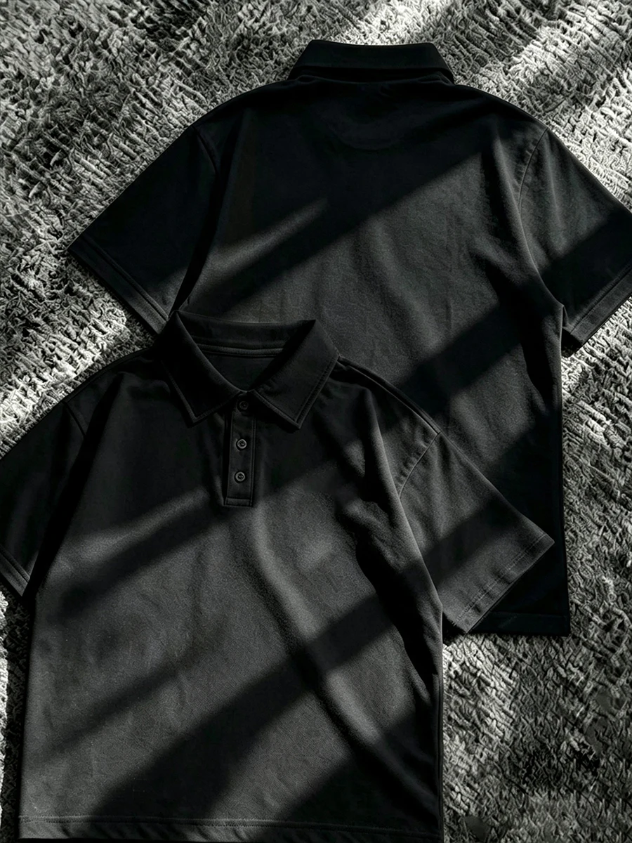 Men's Polo Shirts Golf Sports Shirts Streetwear T Shirt Tee Oversize Minimalist Fashionable Casual Loose Short Sleeve All-season