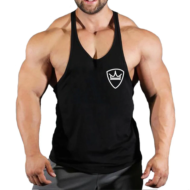 New Hot Sale Mens Bull\'s Printed Tank Top Breathable Cool Vest Running Shirt Cotton Tees Bodybuilding Singlet Fitness Sleeveless