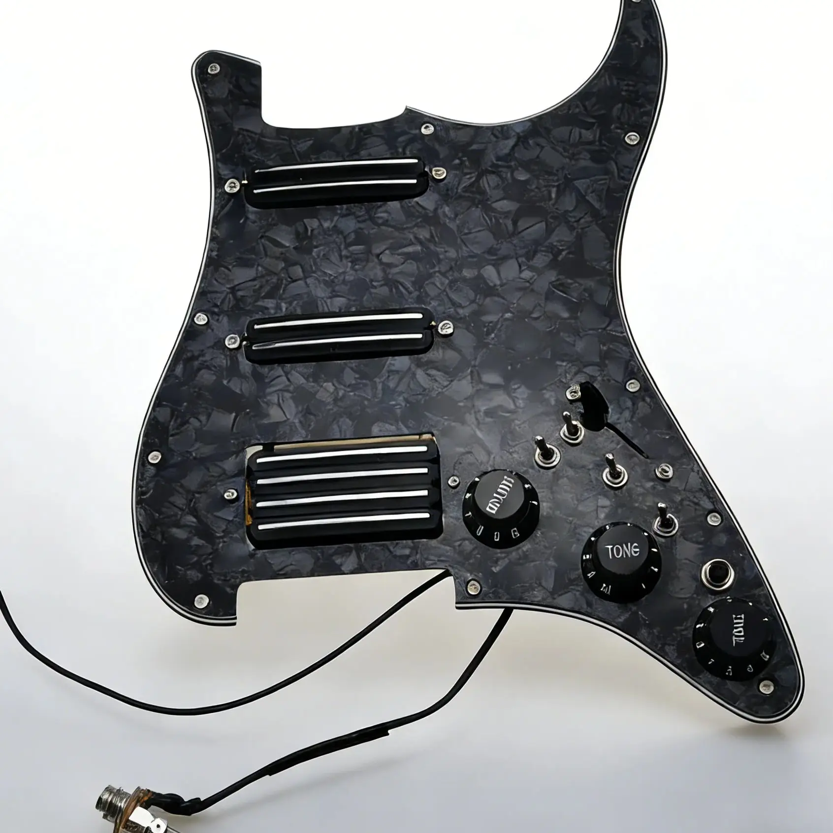 New Style Prewired loaded Pickguard Guitar Pickups Humbucker Pickups Alnico 5 HSS Wiring Harness Push-Pull