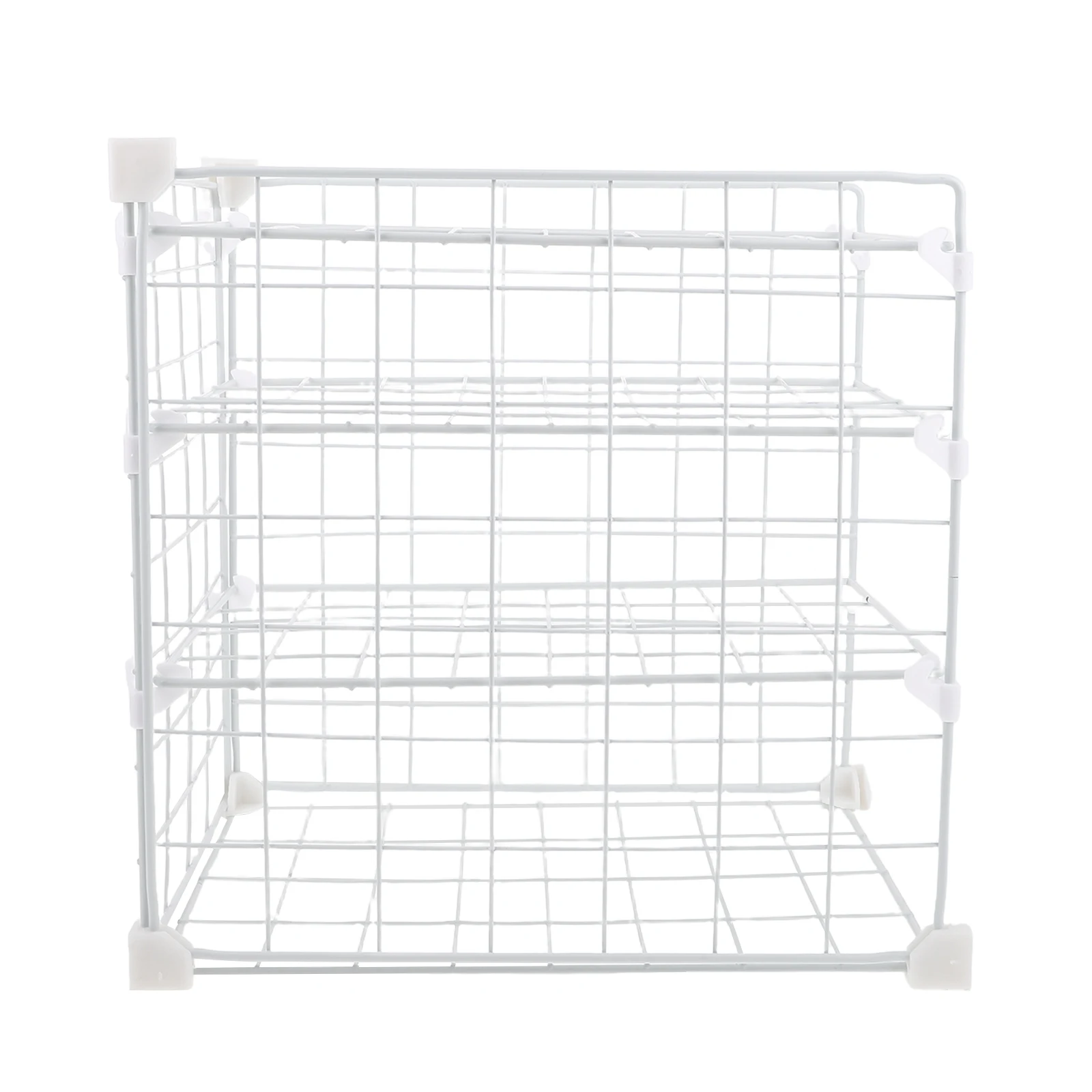 

Refrigerator Storage Rack Dish Cabinet Shelves Partition Board Freezer Baskets Kitchen Wire Mesh Grid Design Adjustable