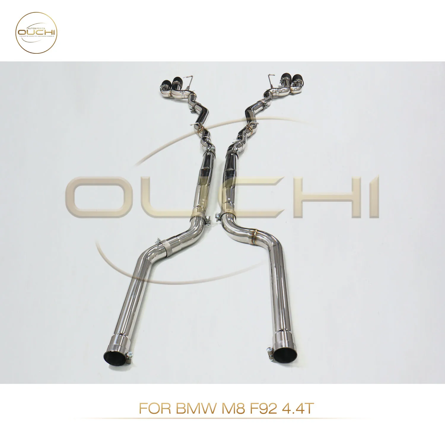 

OUCHI Factory Direct Sales Catback For BMW M8 F92 4.4T Straight Through Pipe Exhaust SS304 Car Parts Without Valve Muffler