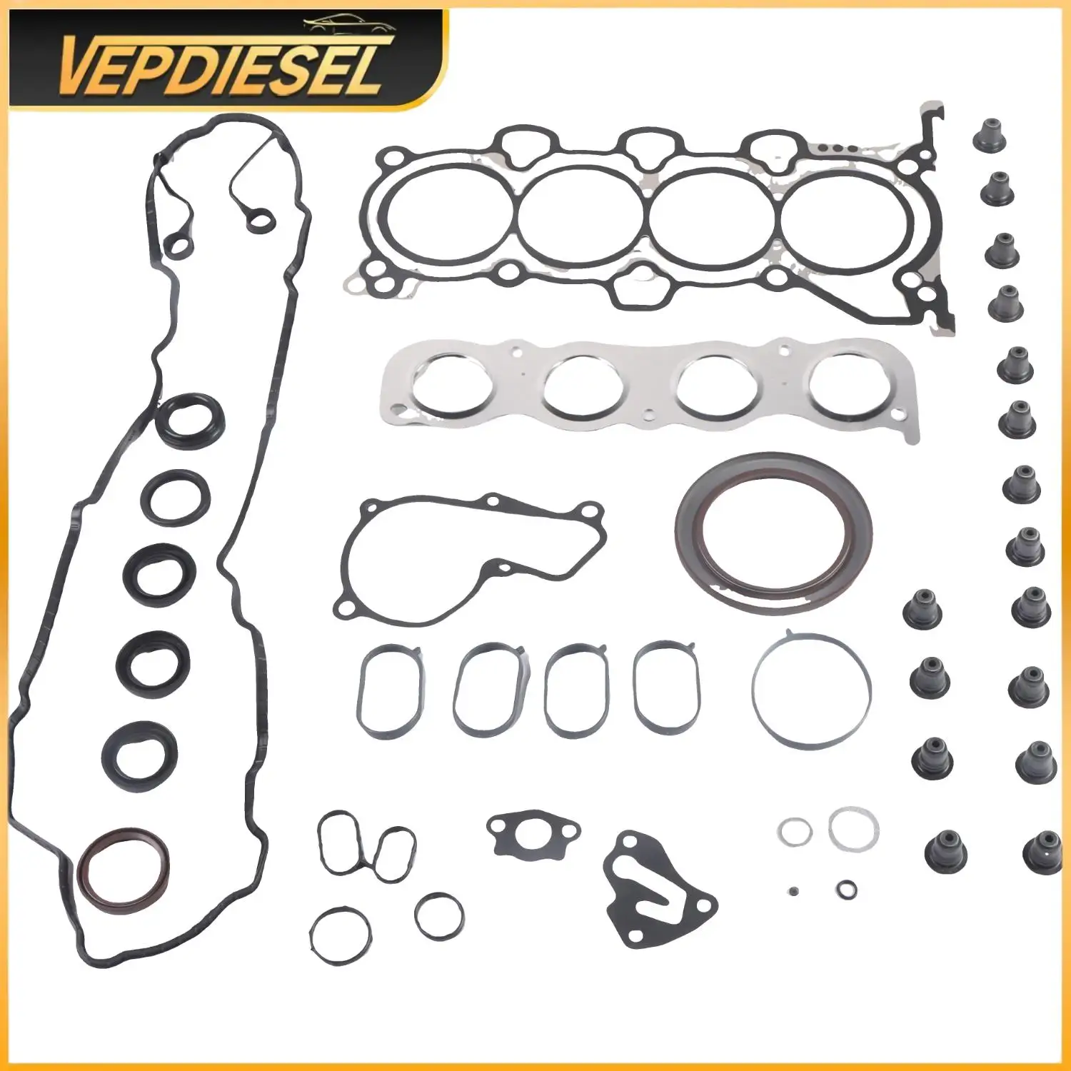 

20910-2EC01 22212-2E000 28313-2E050 1Set Engine Overhaul Gasket Kit for Hyundai Kia G4NC 2.0L 2012–2020 Auto Engine Repair Parts