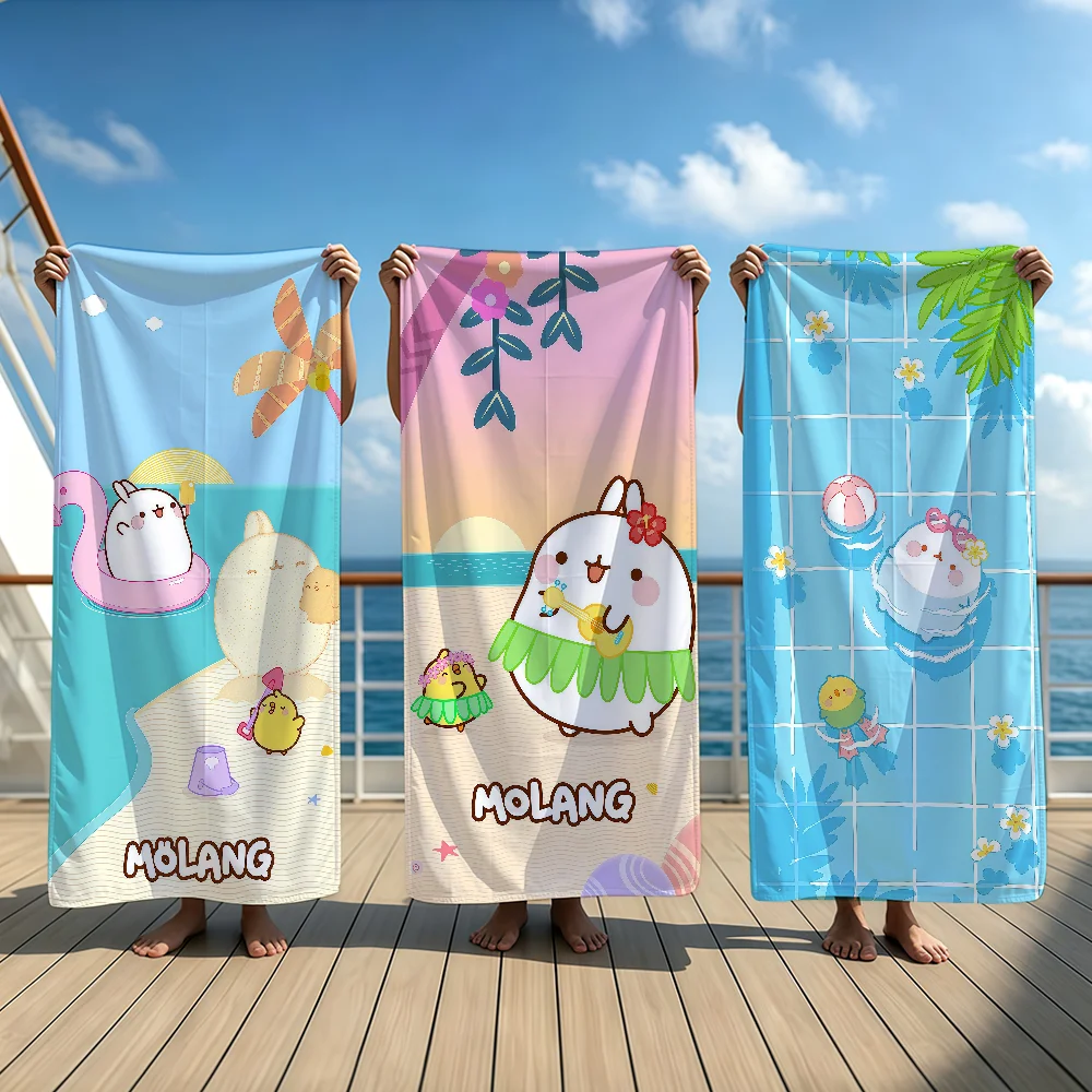 CUTE M-MolangS-ES Summer Towel Beach Oversized Soft Ultra Absorbent Quick Drying Large Pool Travel Camping Bathroom
