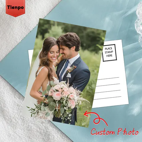 Bilashmart 8/16/24/32pcs Custom Postcard Set, Blank Watercolor Paper Cards, Handwritten DIY Art Postcards, Mailable Postcard Kit.