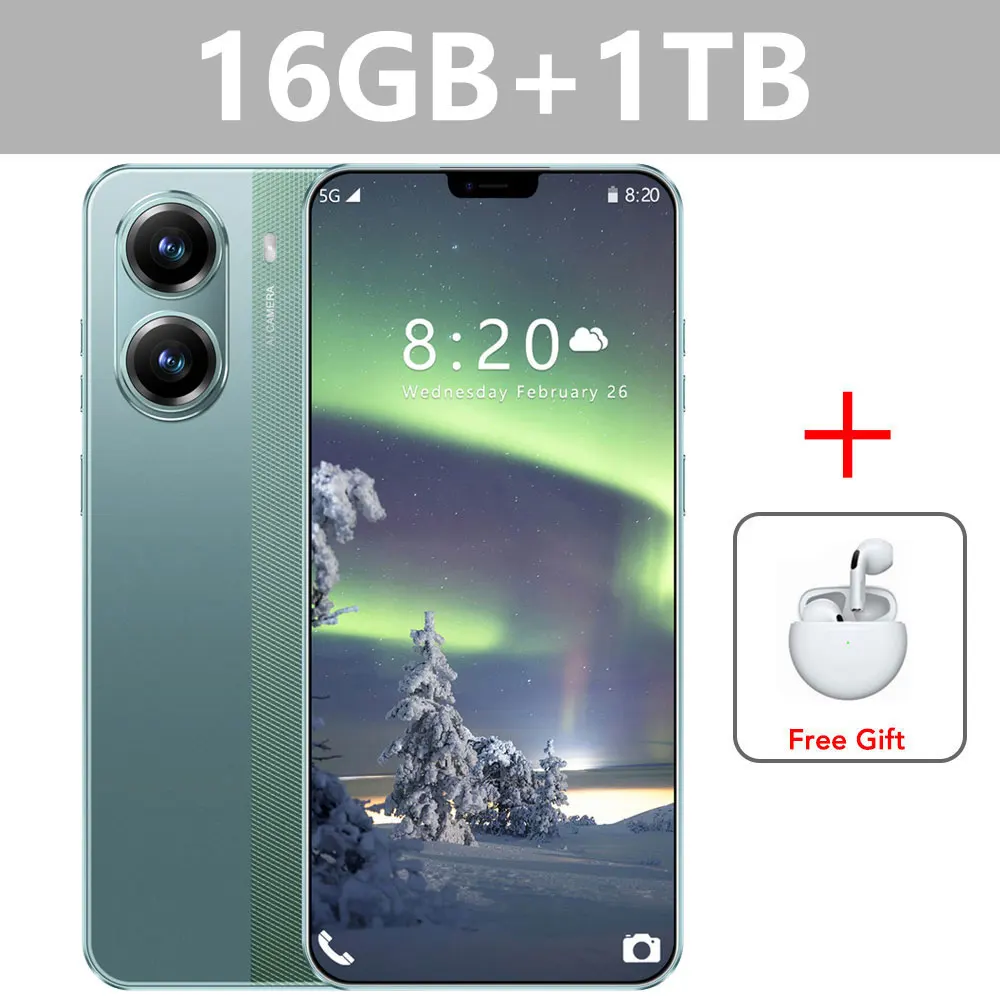 2026 Nieuwe X7 Pro Smartphone 7.0'' HD Originele Mobiele Telefoons 5G Dual Sim Mobiele Telefoons 6800mAh Android 13 Globale Versie Mobiele Telefoon