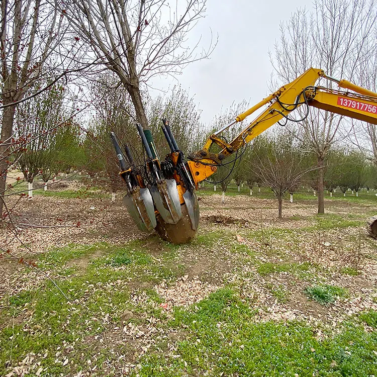 Fabbrica di macchine per cippatrici di legno per trapianto di qualità del motore diesel dell'escavatore per alberi di macchine forestali usate ad alta efficienza