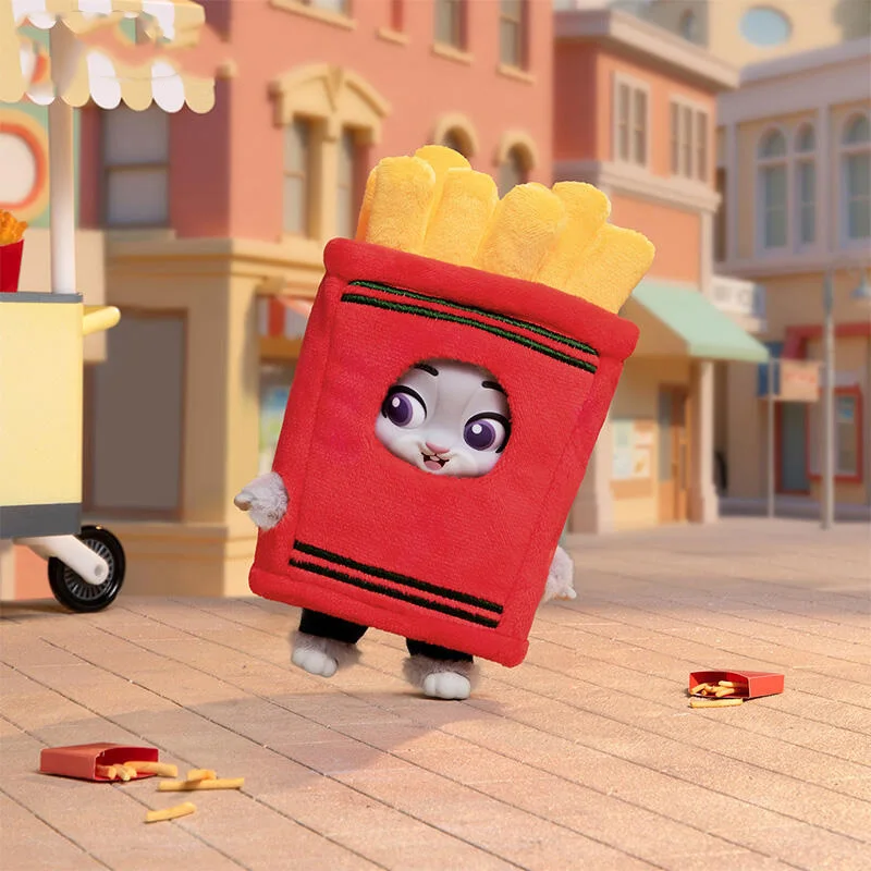 Nick Judy boîte aveugle Kawaii dessin animé fou Animal ville 2 déguisements jouets à la mode ornements pour filles décorations de bureau