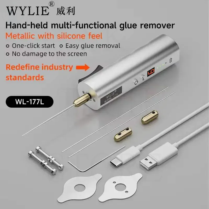 Wylie WL-177L ручной многофункциональный прибор для снятия клея, улучшенный экран, удаление клея OCA