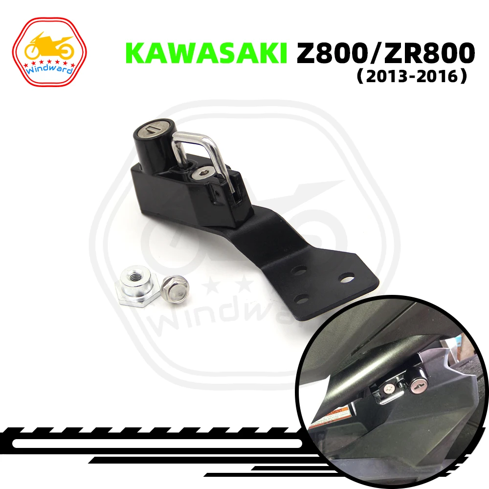 

Motorcycle Anti-theft Helmet Lock Kit Anti-rust Password Lock Fits For KAWASAKI Z800 ZR800 2013 2014 2015 2016 2017 2018 2019