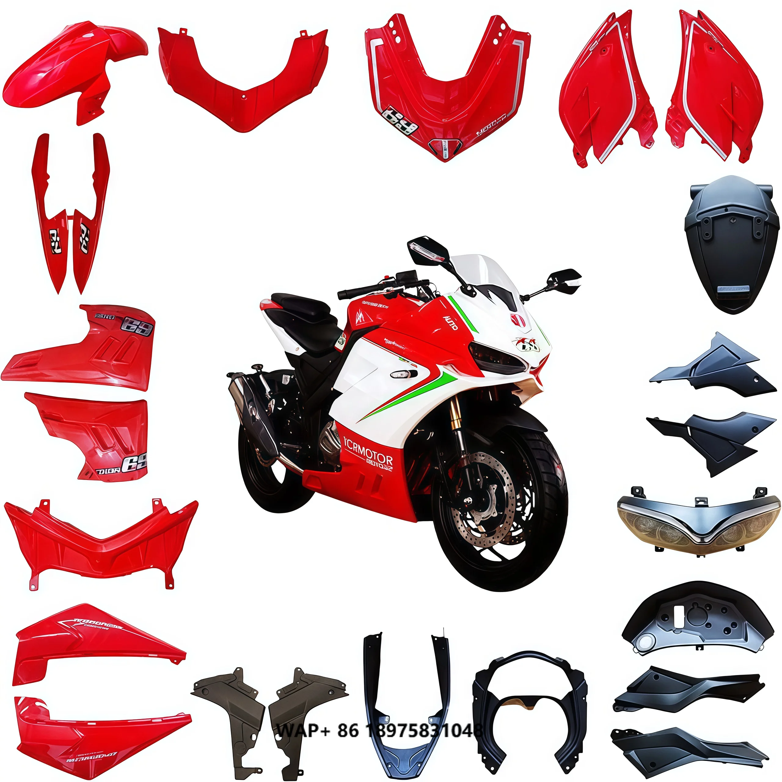 

Accessaries 80km/h China Factory Newest Design 3000W 72V 170km/h Off-road Racing Electric Motorcycle for Adult