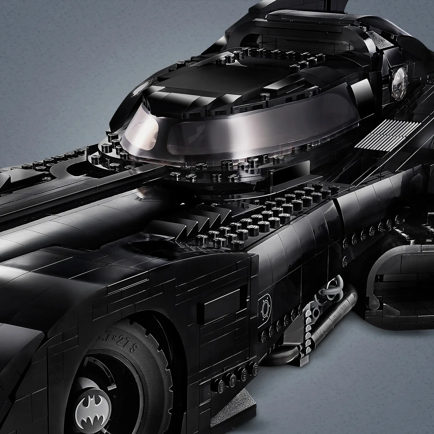 D3005 Bausteine Super-Auto-Modell Rollender Batmobil 76139 Bausteine Spielzeug Geburtstags- und Weihnachtsgeschenk – Detail 4