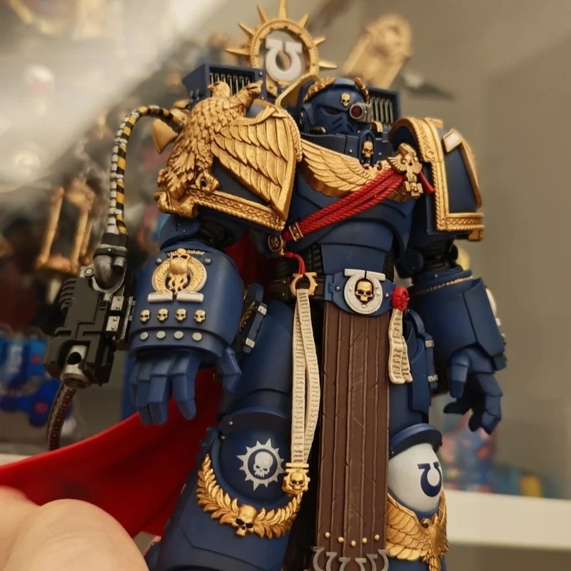 

Оригинальная игрушка JOY 1/18 Warhammer 40k Darktide Ultramarines Marneus Calgar Chapter Master, экшн-фигурка, модель, комплект, подарки, игрушки