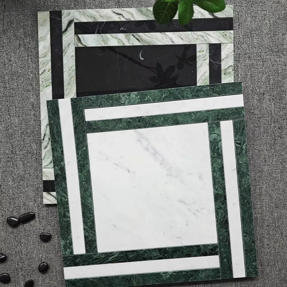 

Modern design floor stone water jet marble mosaic interior bathroom floor tiles kitchen living room hotel home luxury decoration